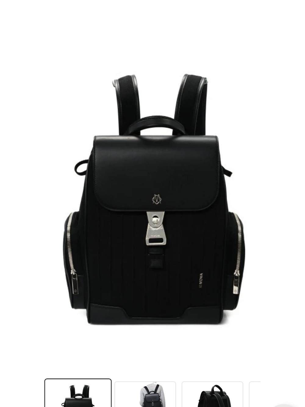 Rimowa Canvas Calfskin Never Still small backpack